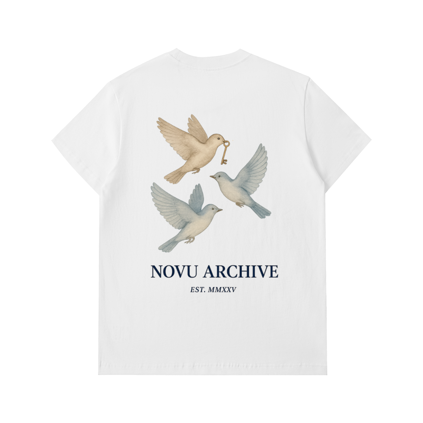 Essential Heavyweight Dove T-Shirt